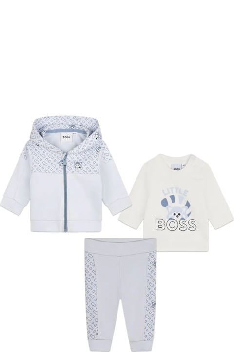 Bodysuits & Sets for Baby Girls Hugo Boss Completo 3 Pezzi Con Stampa