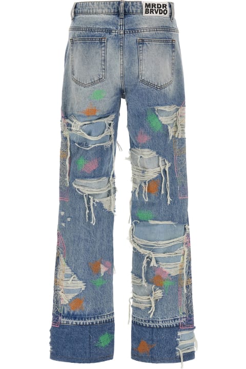 Who Decides War for Women Who Decides War 'technicolor Embroidery Denim' Jeans