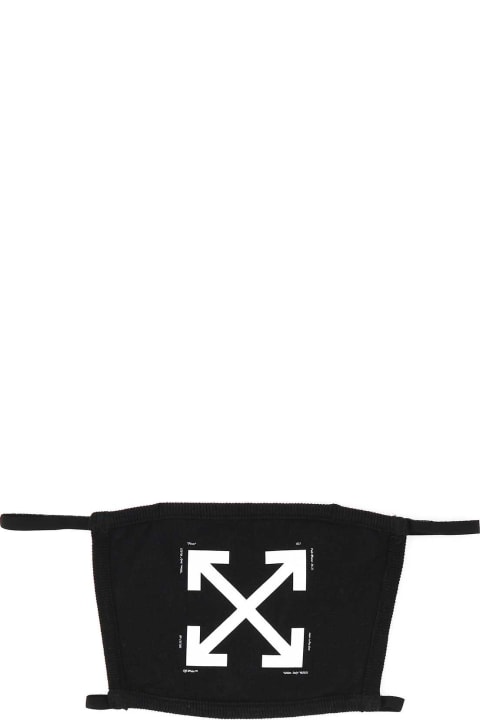 Off-White for Women Off-White Black Cotton Face Mask