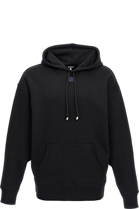 Trending Designers ل القسم الرجالي Loewe Logo Embroidery Hoodie