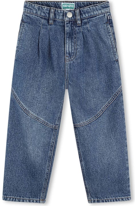 Kenzo Kids Kids Kenzo Kids Cargo Denim Pants