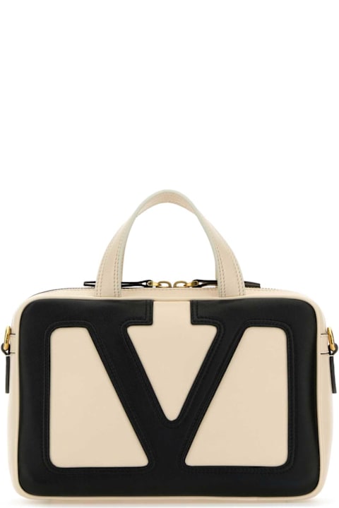 Sale for Women Valentino Garavani Ivory Leather Viva Superstar Handbag