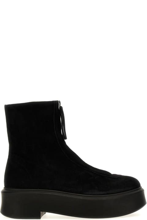 The Row Boots for Women The Row Front-zipped Ankle Boots