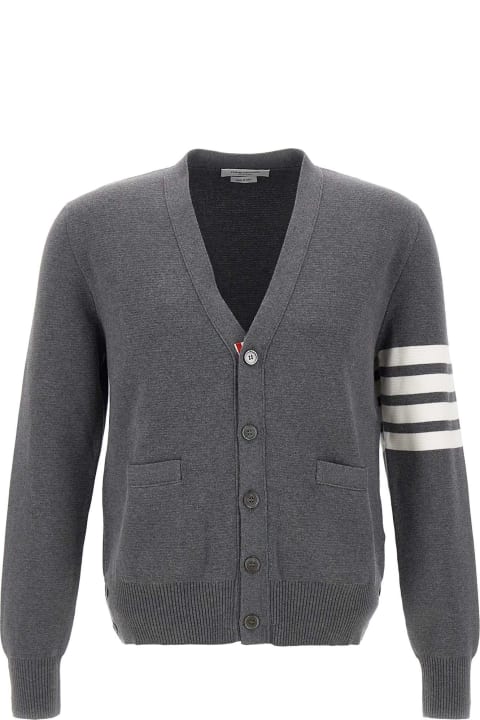 Thom Browne Sweaters for Men Thom Browne 'milano Stitch 4bar' Cotton Cardigan