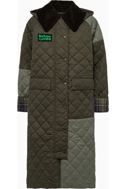 Barbour Coats & Jackets for Women Barbour Barbour X Ganni Burghley Quilted Jacket