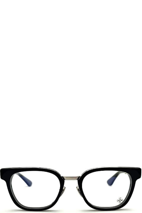Chrome Hearts Eyewear for Men Chrome Hearts Duck Butter - Black / Silver Rx Glasses