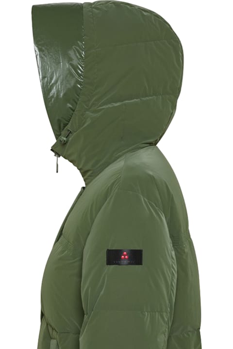 Peuterey Clothing for Women Peuterey Anish Short Down Jacket In Green Matt Nylon