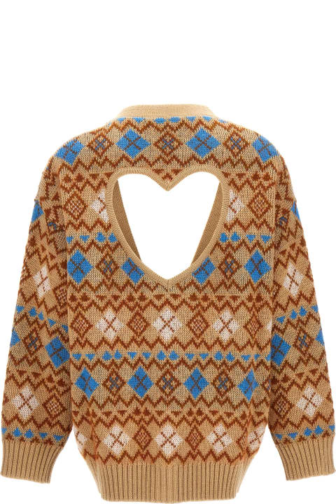 Homeware Dsquared2 Heart Vintage Shetland Cardigan