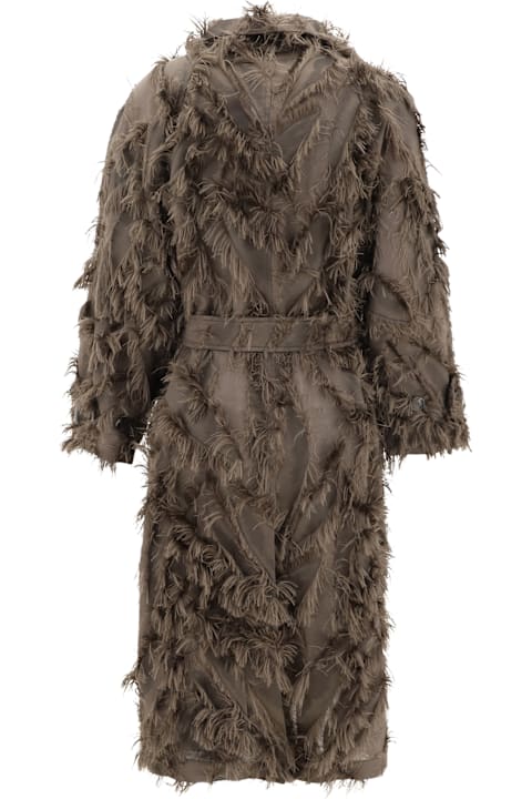 インテリア Brunello Cucinelli Coat With Fur Details