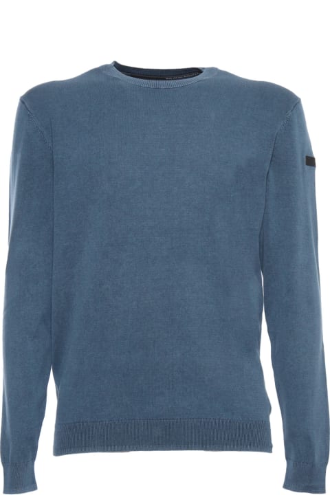 RRD - Roberto Ricci Design Sweaters for Men RRD - Roberto Ricci Design Blue Techno Sweater