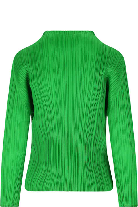 Pleats Please Issey Miyake for Women Pleats Please Issey Miyake 'february' Pleated Top
