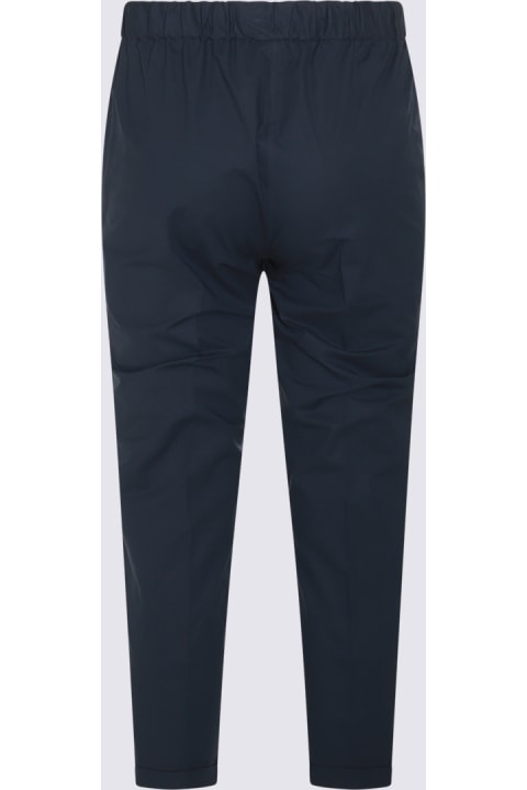 Antonelli Pants & Shorts for Women Antonelli Navy Blue Cotton Pants