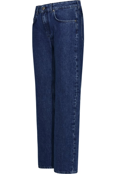 '90s' Blue Cotton Jeans