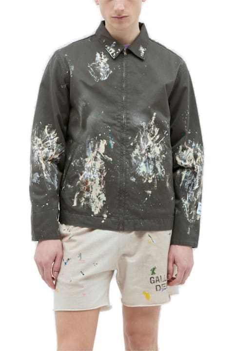 Fashion for Men Gallery Dept. Montecito Paint Splatter-printed Zipped Jacket