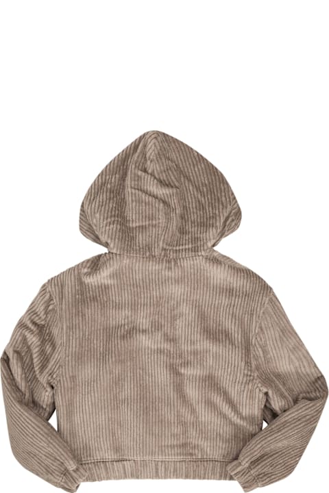 Brunello Cucinelli Sweaters & Sweatshirts for Girls Brunello Cucinelli Hoodie, Zip And Necklace