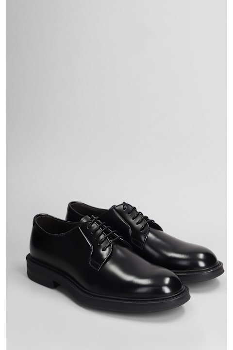 Fashion for Men Henderson Baracco Lace Up Shoes In Black Leather