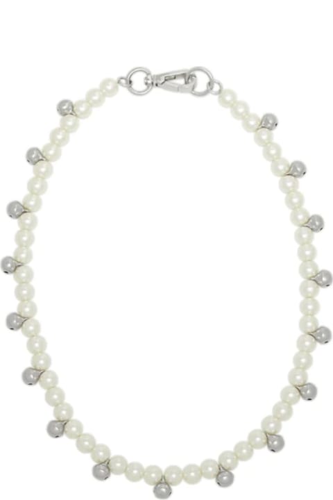 Fashion for Women Simone Rocha Bell Charm And Pearl Necklace