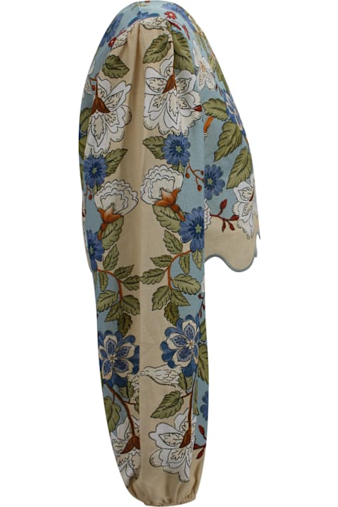 Homeware Farm Rio Garden Scarf Floral Blouse