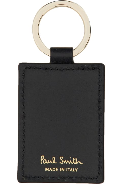PS by Paul Smith Keyrings for Men PS by Paul Smith Leather Keychain Keyring