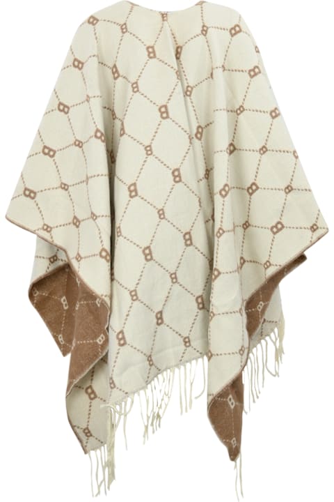 Blugirl معاطف وجواكت لـ السيدات Blugirl Poncho With Jacquard Logo