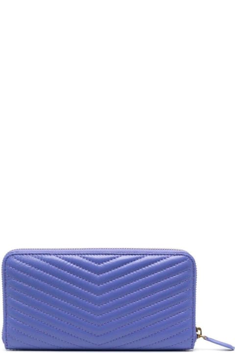 Wallets for Women Pinko Ryder Logo Plaque Zipped Wallet