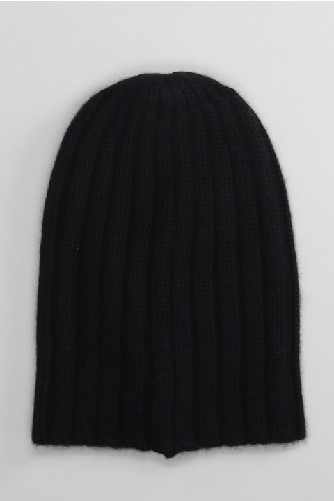 Laneus قبعات لـ السيدات Laneus Hats In Black Cashmere