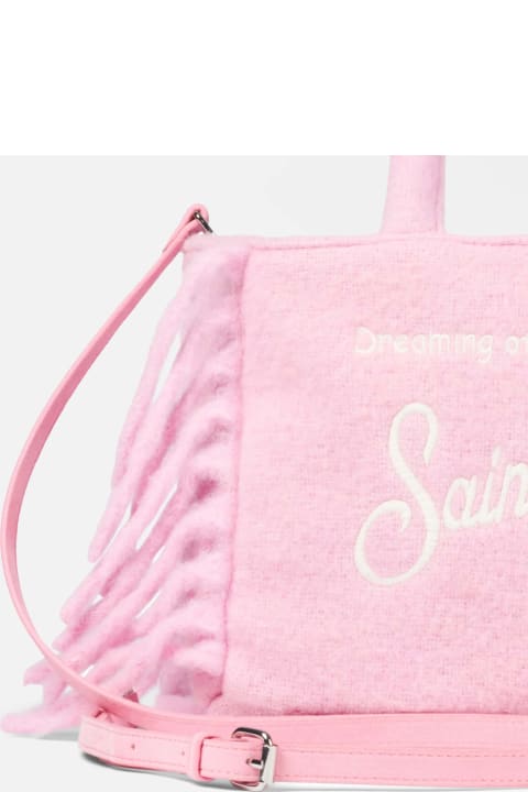 Totes for Men MC2 Saint Barth Colette Blanket Pink Handbag