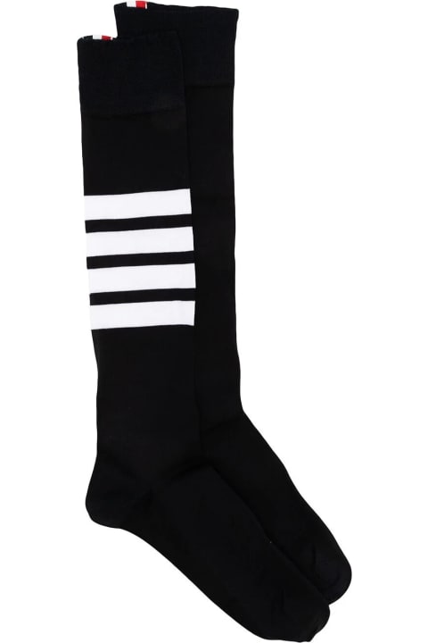Underwear & Nightwear for Women Thom Browne Over The Calf Socks With 4 Bar
