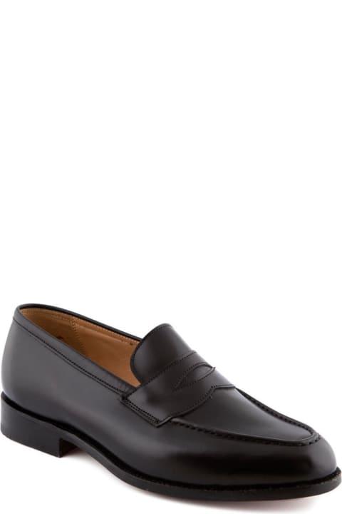 Tricker's Shoes for Men Tricker's Black Calf Loafer
