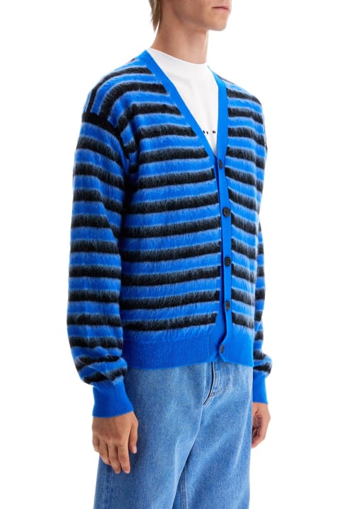 Homeware Marni Blue And Black Wool Knitwear
