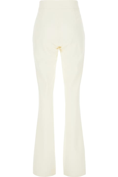 Genny سراويل طويلة وقصيرة لـ السيدات Genny Ivory Stretch Polyester Blend Pants