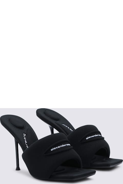 Alexander Wang Black Leather Sandals