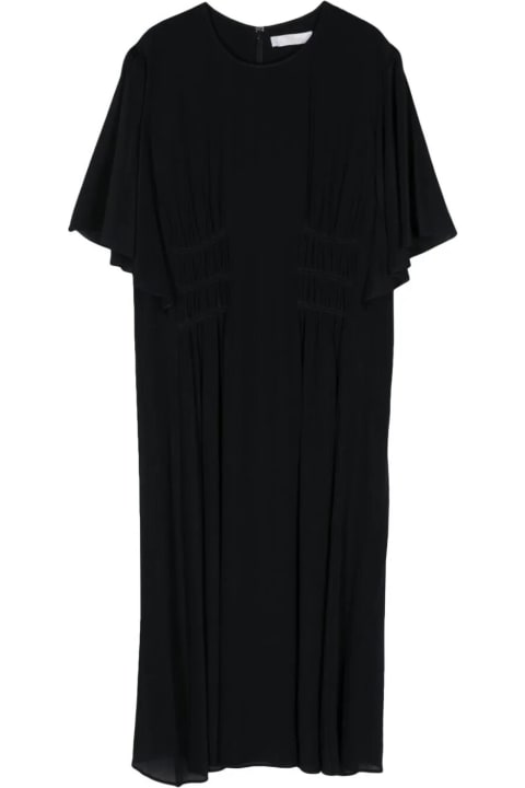 Chloé Dresses for Women Chloé Wing Sleeved Flared Dress