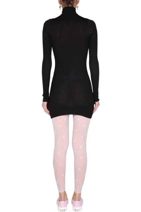 Givenchy Sale for Women Givenchy Ribbed Slim Fit Mini Dress