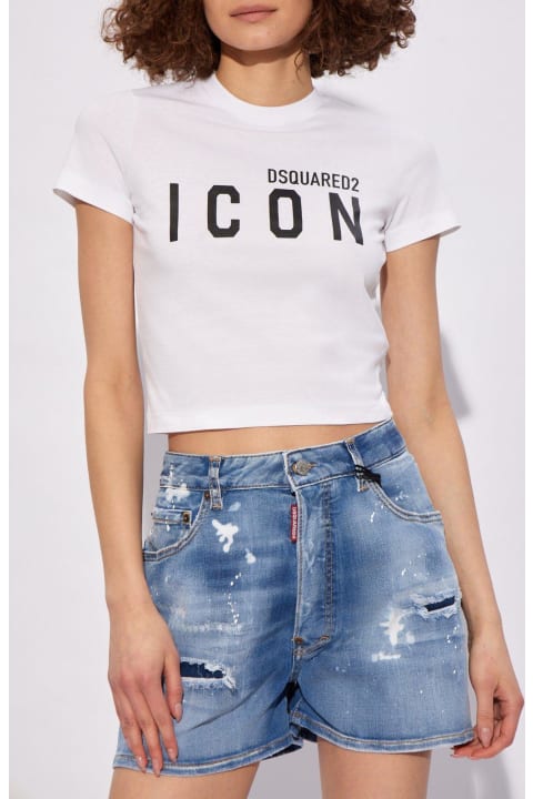 Dsquared2 for Women Dsquared2 Logo Printed T-shirt