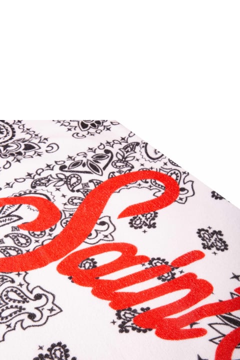 أدوات منزلية MC2 Saint Barth Soft Terry Beach Towel With White Bandanna Print