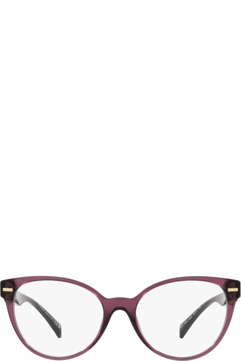 Versace Eyewear Eyewear for Women Versace Eyewear Ve3334 Transparent Violet Glasses