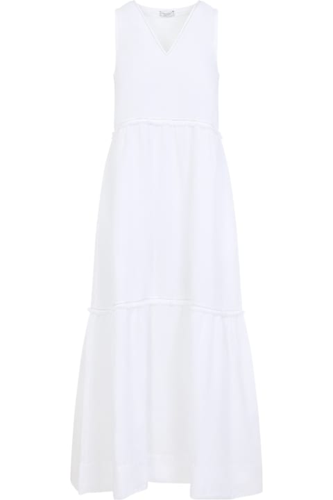 Peserico for Kids Peserico Linen Long Dress