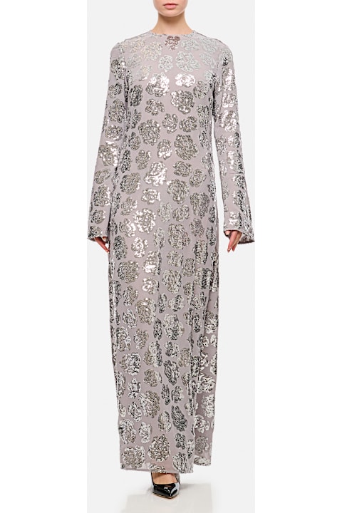 Rotate by Birger Christensen Dresses for Women Rotate by Birger Christensen Sequin Chiffon Maxi Dress