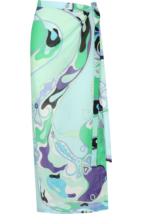 Pucci for Women Pucci Long Skirt With Orchid Print