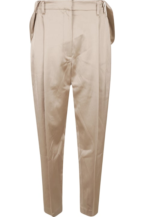 Brunello Cucinelli Sale for Women Brunello Cucinelli Wide Leg Plain Trousers