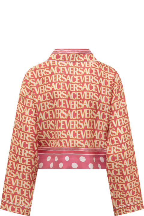 Versace Coats & Jackets for Women Versace Shirt With Logo