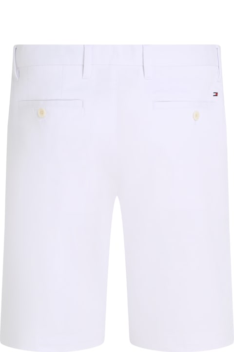 Tommy Hilfiger Pants for Men Tommy Hilfiger Men's Optical White Bermuda Shorts