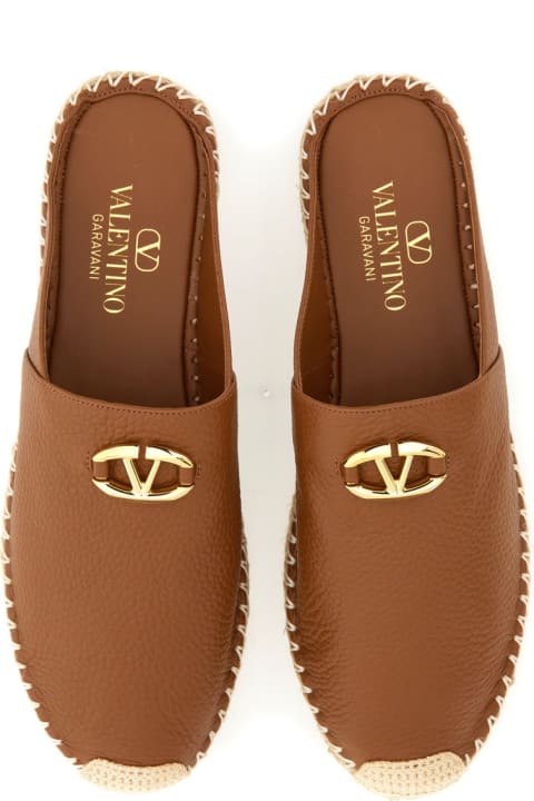 Flat Shoes for Women Valentino Garavani Mule Vlogo The Bold Edition