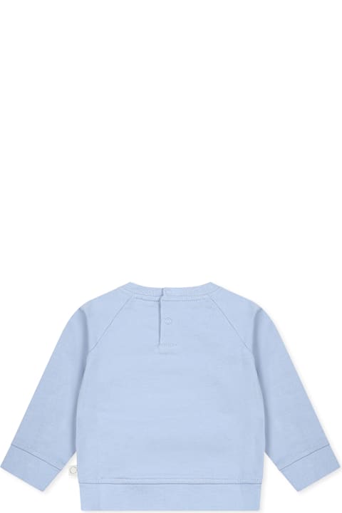 Homeware Stella McCartney Kids Light Blue Sweatshirt For Baby Girl With Fairy
