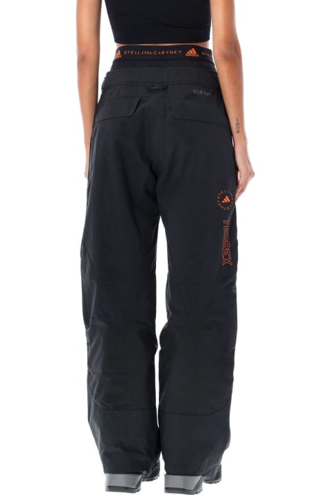 Adidas by Stella McCartney for Women Adidas by Stella McCartney X Terrex Logo Embroidered High-waisted Trousers