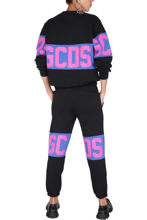 GCDS Fleeces & Tracksuits for Women GCDS Pantalone Jogging Con Logo