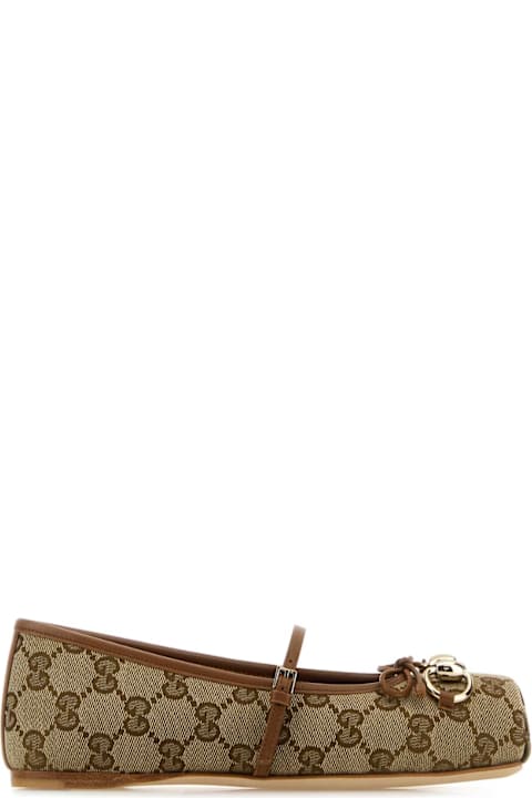 Homeware Gucci Original Gg Fabric Ballerinas