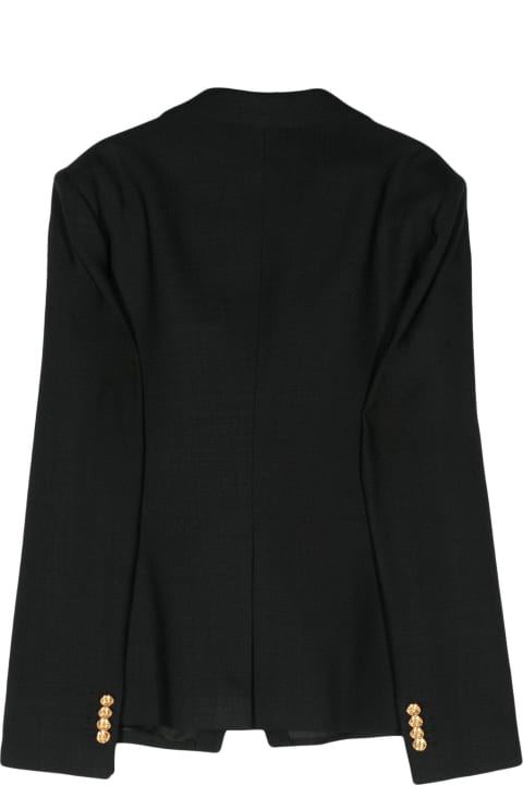 Tagliatore Coats & Jackets for Women Tagliatore Black Double-breasted Blazer
