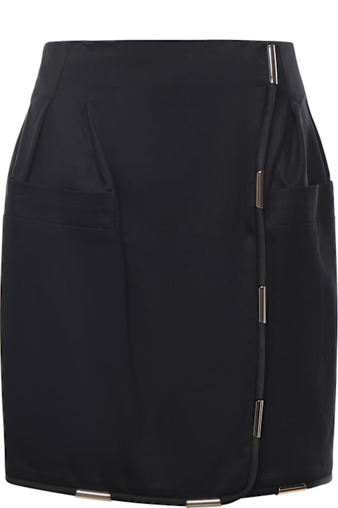 Genny for Kids Genny Wrap Mini Skirt With Metallic Details